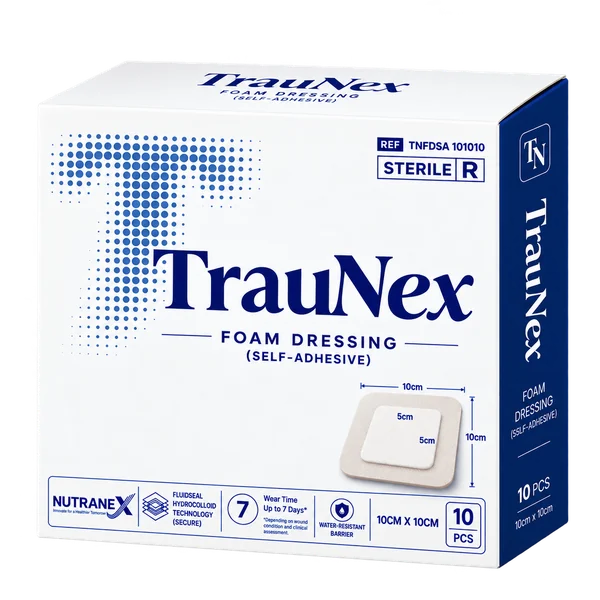 TrauNex Foam Dressing box